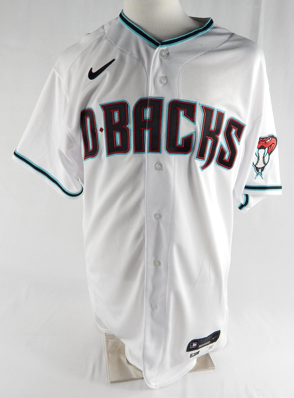 2020 Arizona Diamondbacks Blank Game Issued White Jersey Nike 50 009