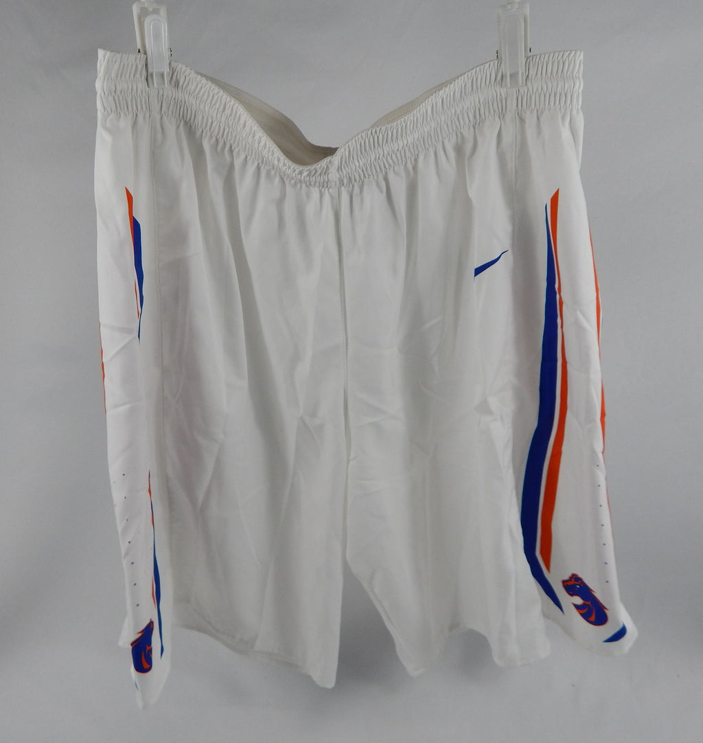2015-16 Boise State Broncos Game Issued White Shorts Basketball XL 458