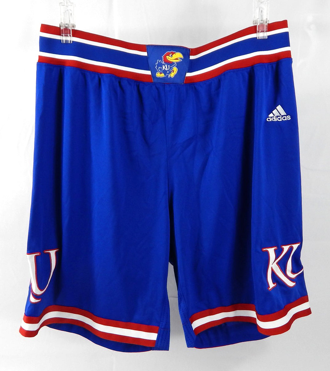 2018-19 Kansas Jayhawks Game Issued Blue Shorts Basketball XXL 184