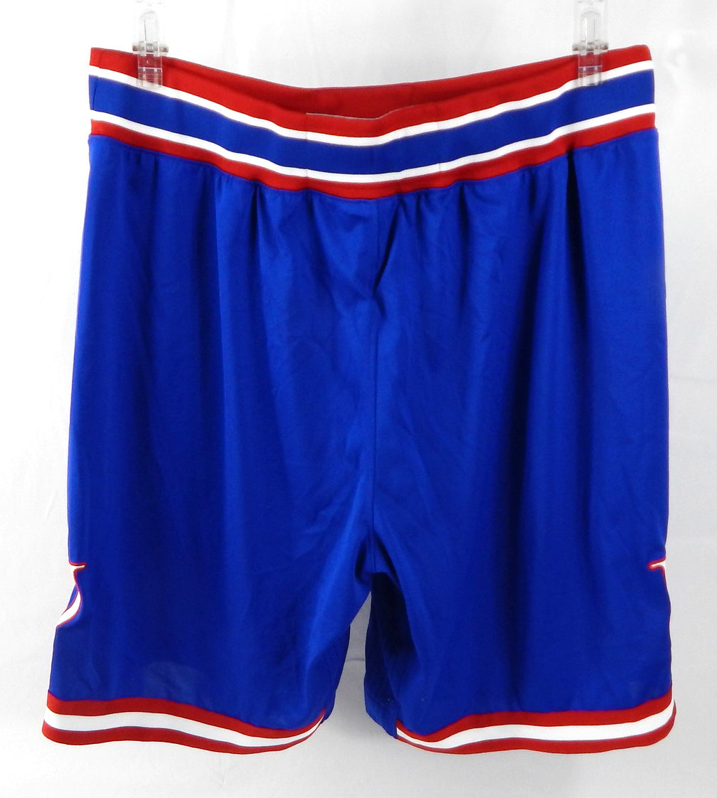 2018-19 Kansas Jayhawks Game Issued Blue Shorts Basketball XXL 184 Pic2