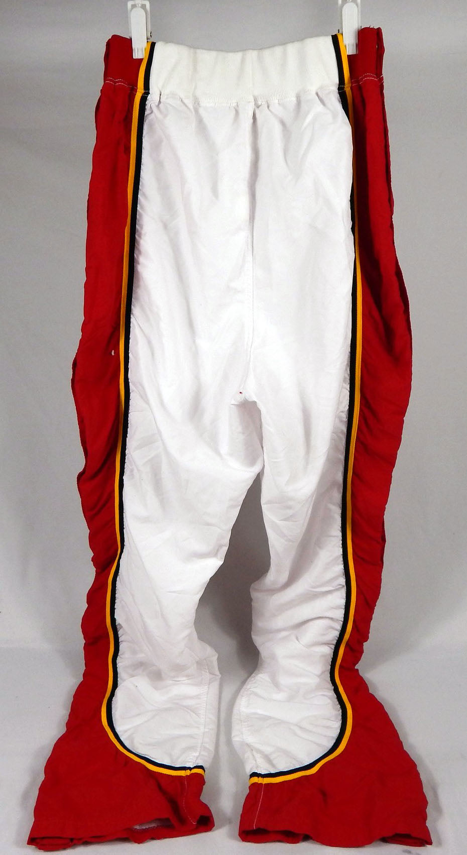 1992-93 Atlanta Hawks Kevin Willis #42 Game Used White Warm Up Pants 36 845 Pic2