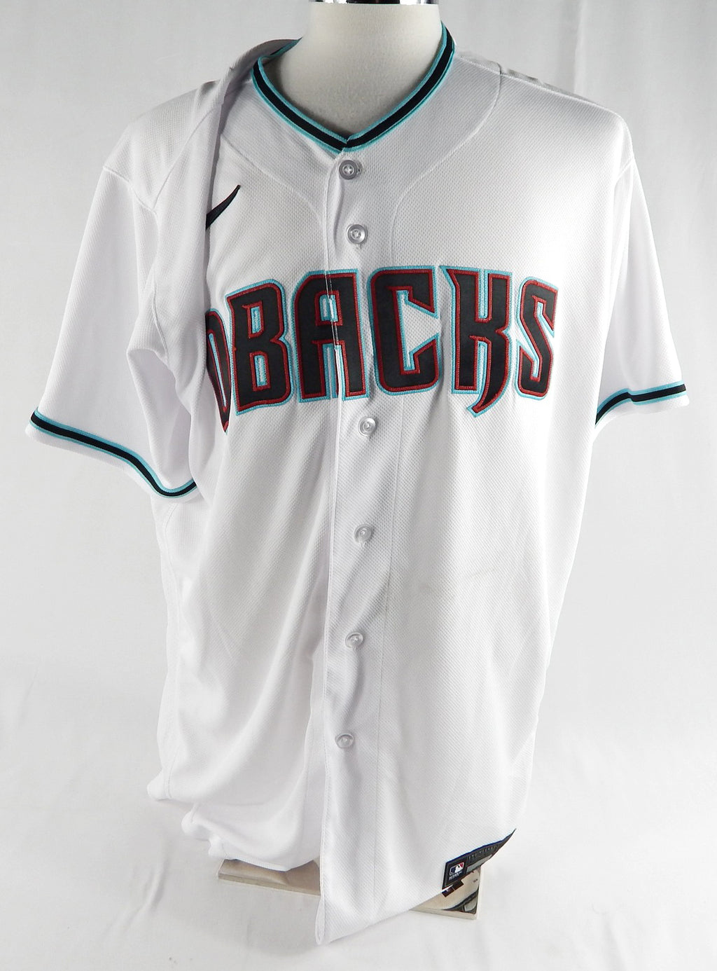 2020-23 Arizona Diamondbacks Blank Game Issued White Jersey Nike 52 011