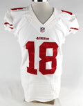 San Francisco 49ers DeAndre Smelter #18 Game Issued White Jersey NP 40 2 2016