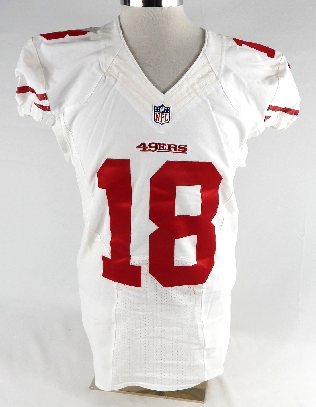 San Francisco 49ers DeAndre Smelter #18 Game Issued White Jersey NP 40 2 2016