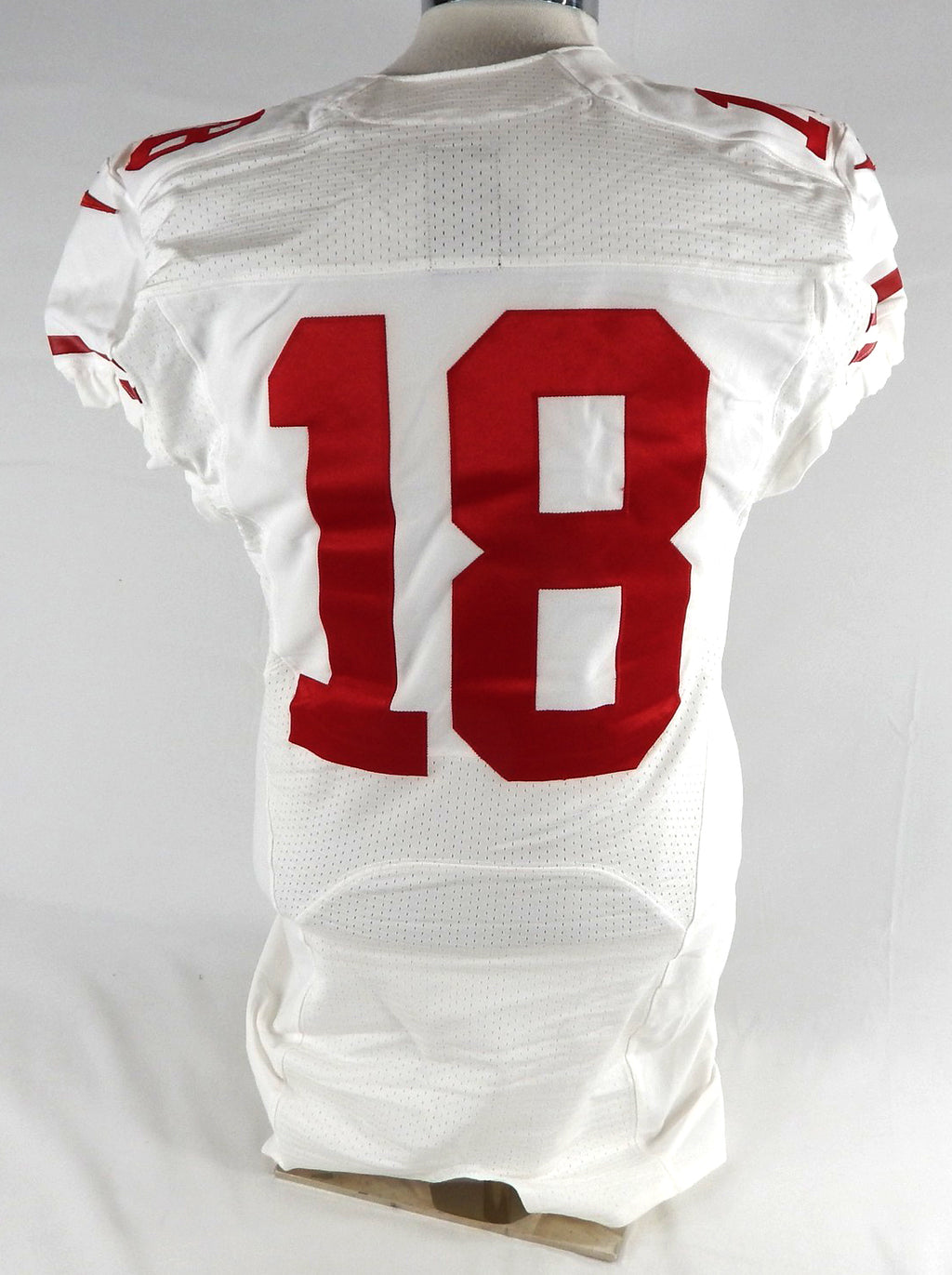 San Francisco 49ers DeAndre Smelter #18 Game Issued White Jersey NP 40 2 2016 Pic2