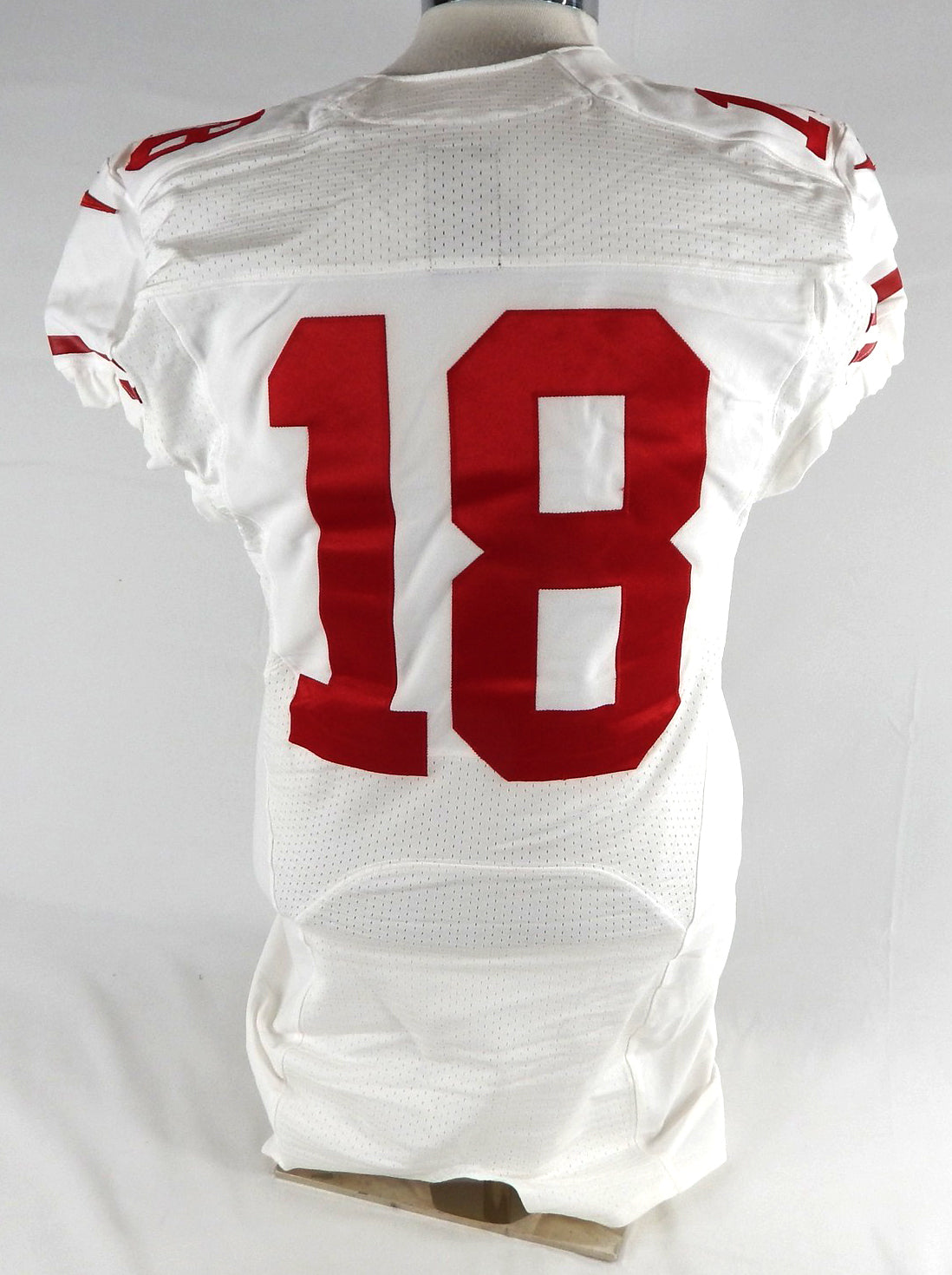 San Francisco 49ers DeAndre Smelter #18 Game Issued White Jersey NP 40 2 2016 Pic2