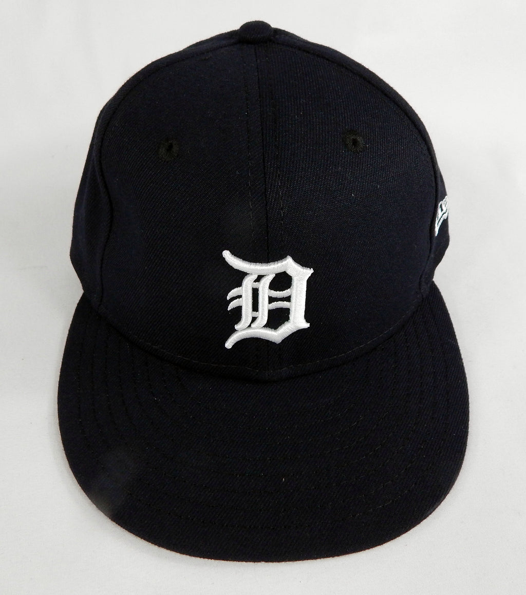 Detroit Tigers #60 Game Issued Pos Used Navy Hat 7.25 DP67093