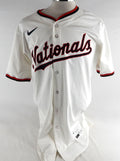 2025 Washington Nationals Clay Helvey #65 Game Issued White Jersey 48 073
