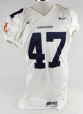 2002 Virginia Cavaliers #47 Game Used White Jersey Football NP Rem L 694