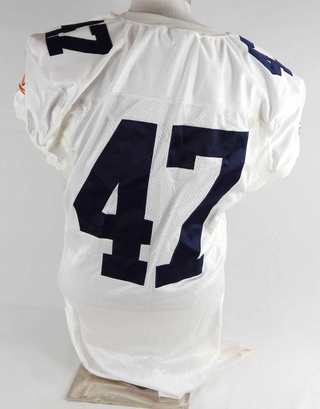 2002 Virginia Cavaliers #47 Game Used White Jersey Football NP Rem L 694 Pic2