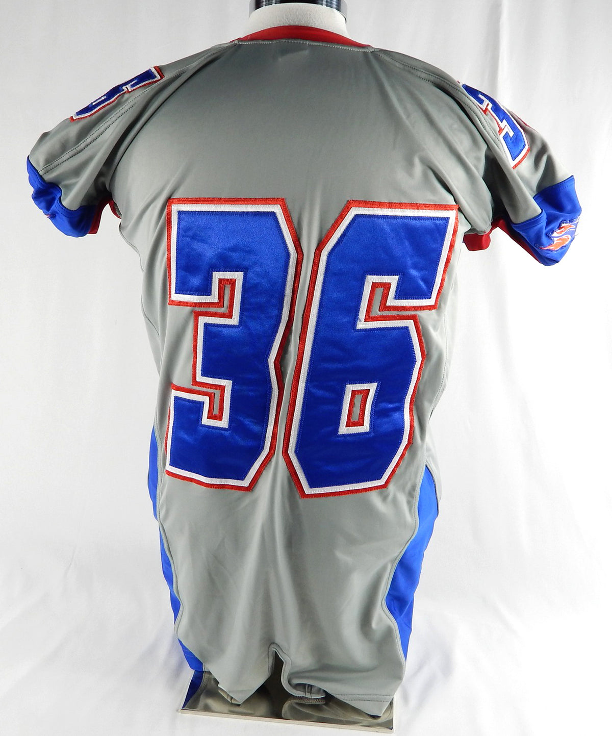 Cape Fear Heroes #36 Game Used Grey Jersey Arena Football L 175 Pic2