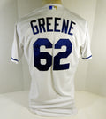 2020 Kansas City Royals Connor Greene #62 Game Issued White Jersey DG Patch 44 8