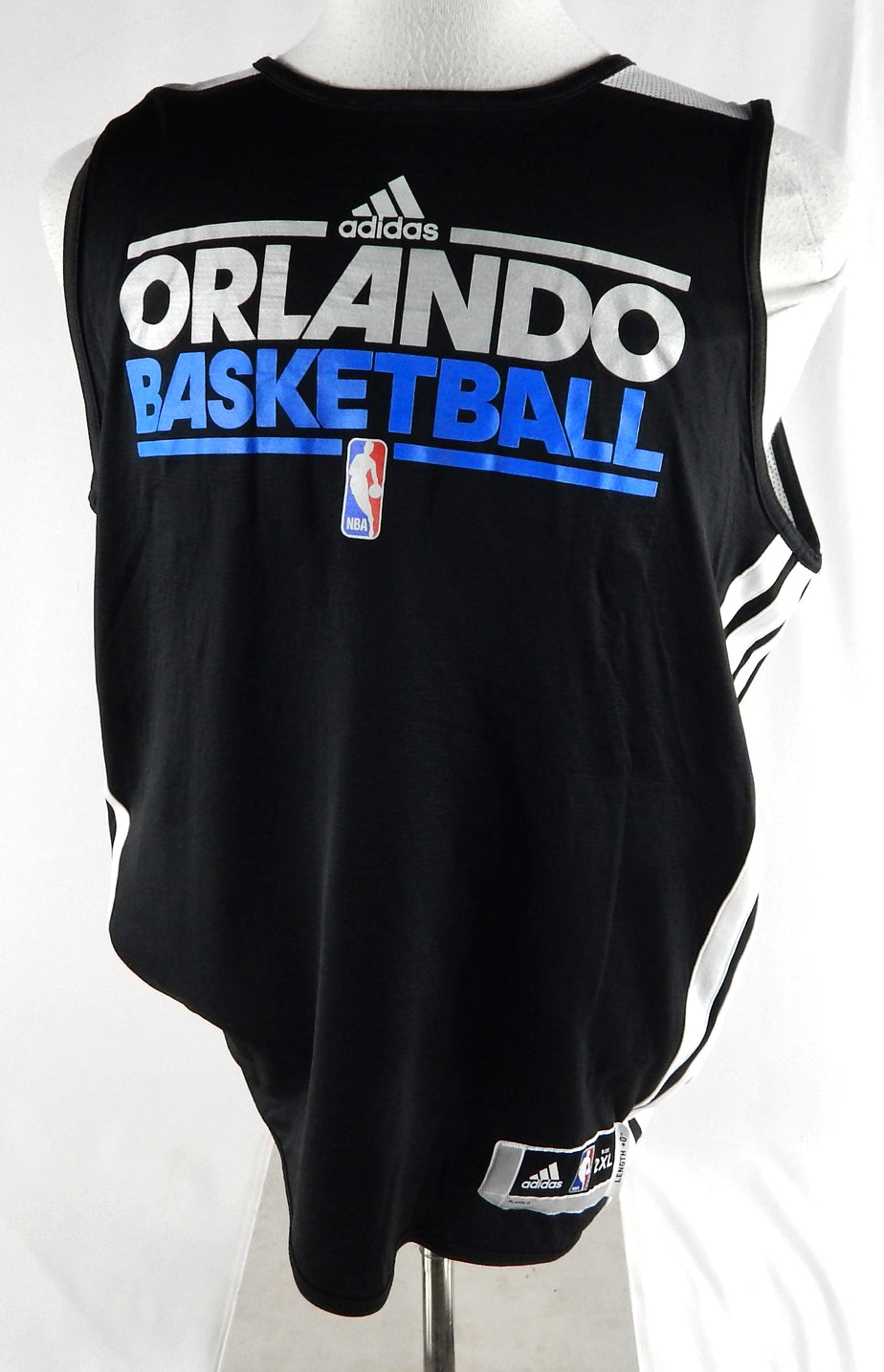 2012-13 Orlando Magic Game Used Black Practice Jersey 2XL DP89380