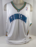 2002-03 New Orleans Hornets Blank # Game Issued White Jersey 56 DP15824
