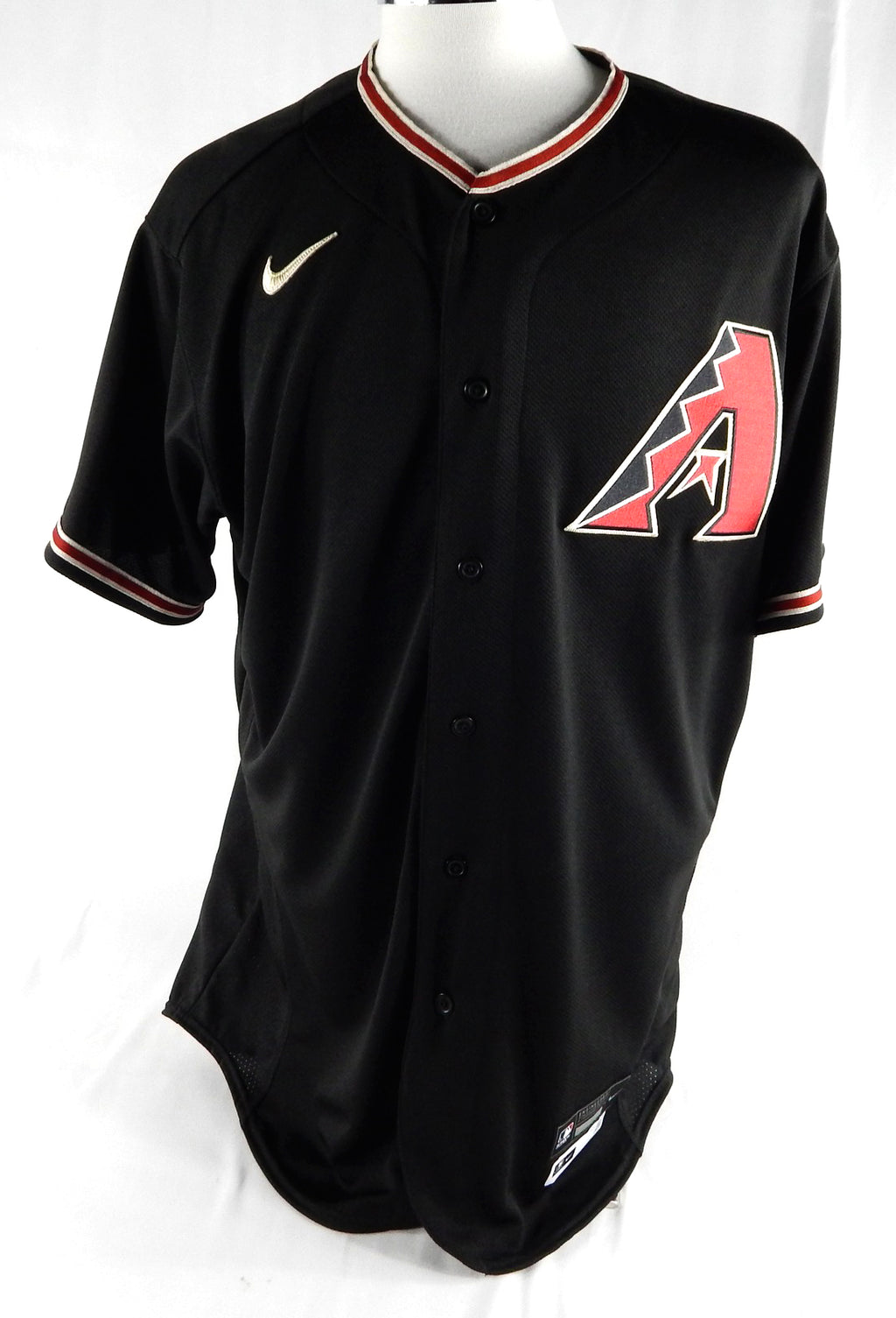 2020 Arizona Diamondbacks Blank Game Issued Black Jersey Nike 48 943