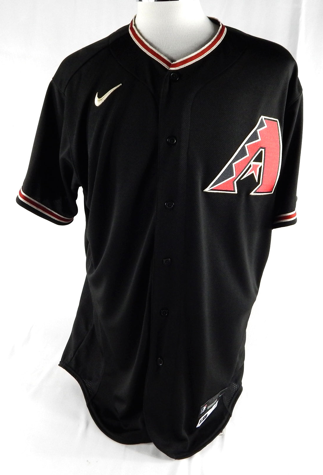 2020 Arizona Diamondbacks Blank Game Issued Black Jersey Nike 48 943