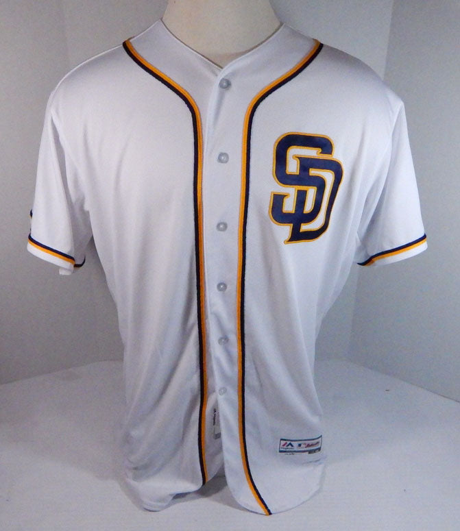 2016 San Diego Padres Jon Edwards #43 Game Used White Jersey ASG Patch SDP0991 Pic2