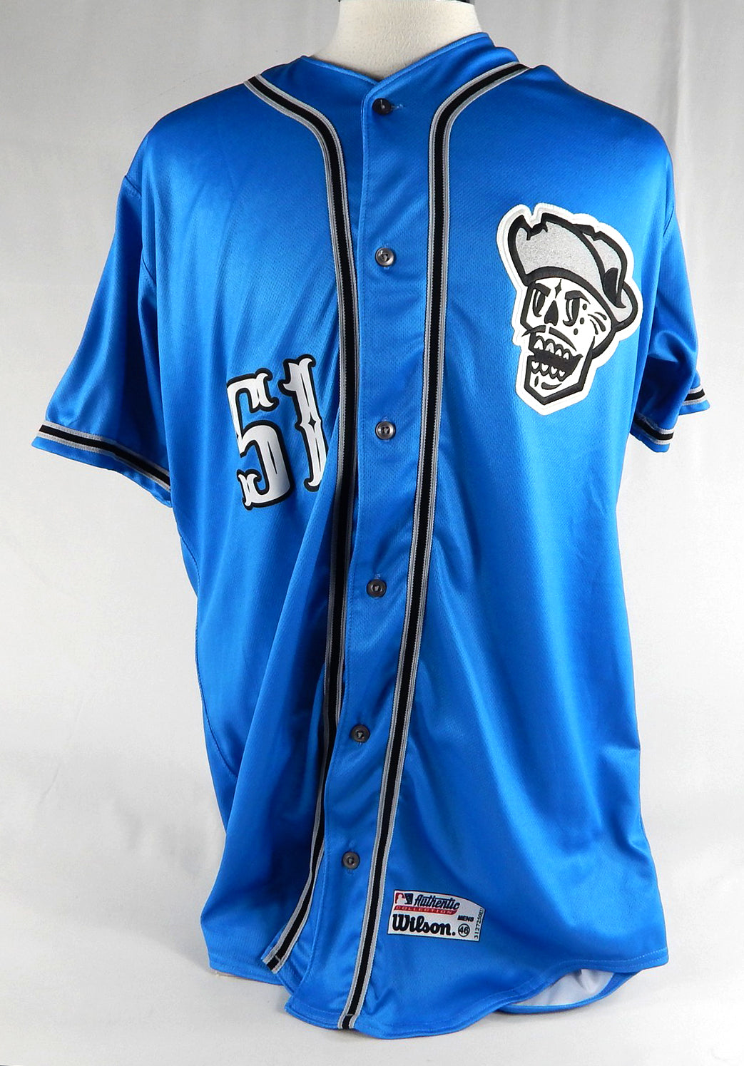 2024 Las Vegas Aviators Ryan Brown #51 Game Used Blue Jersey Copa Diversion 46 6