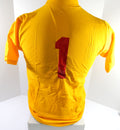 1980s IUPUI Metros #1 Game Used Yellow Baseball Jersey DP53104