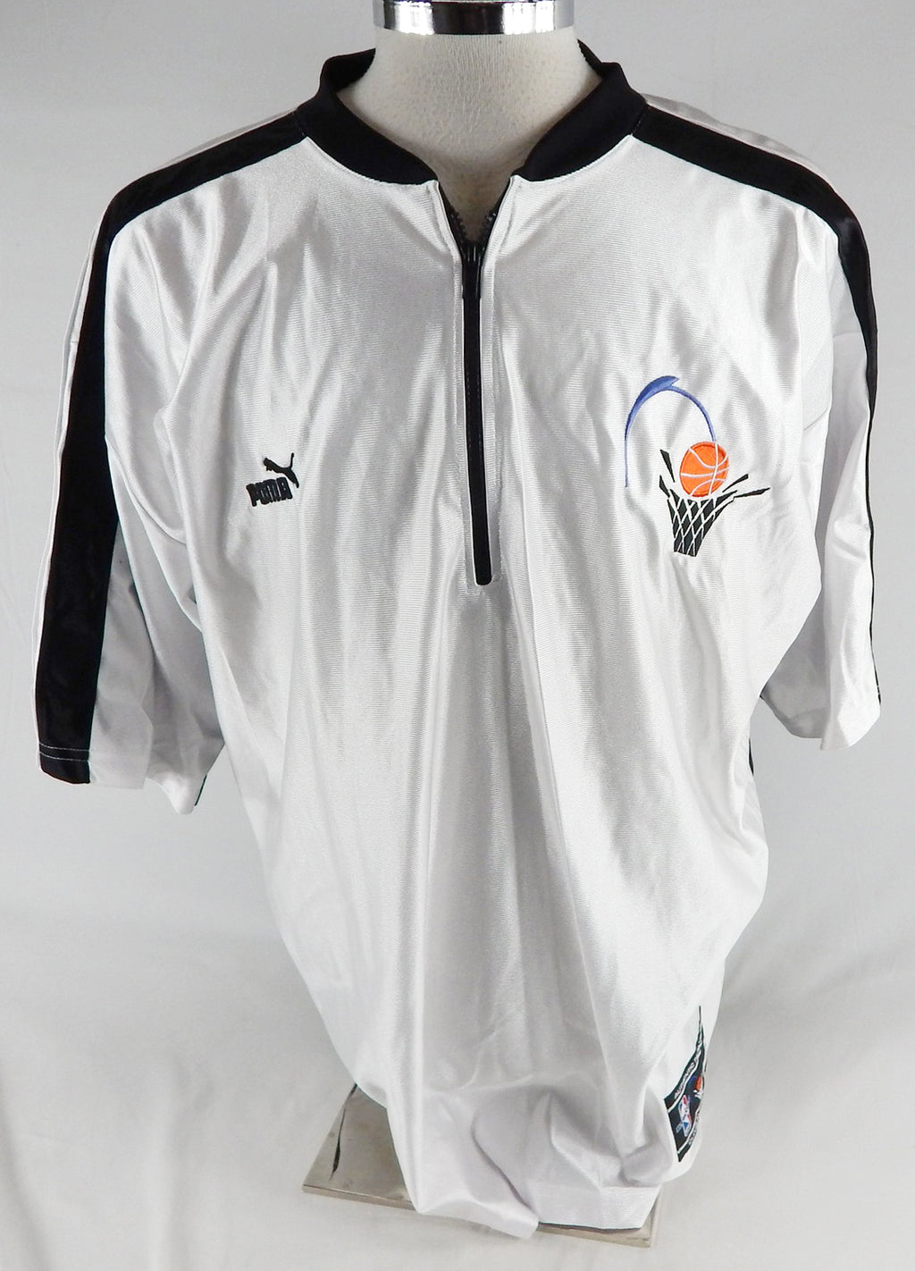 1999-01 Cleveland Cavaliers #21 Game Used White Shooting Shirt XL 030