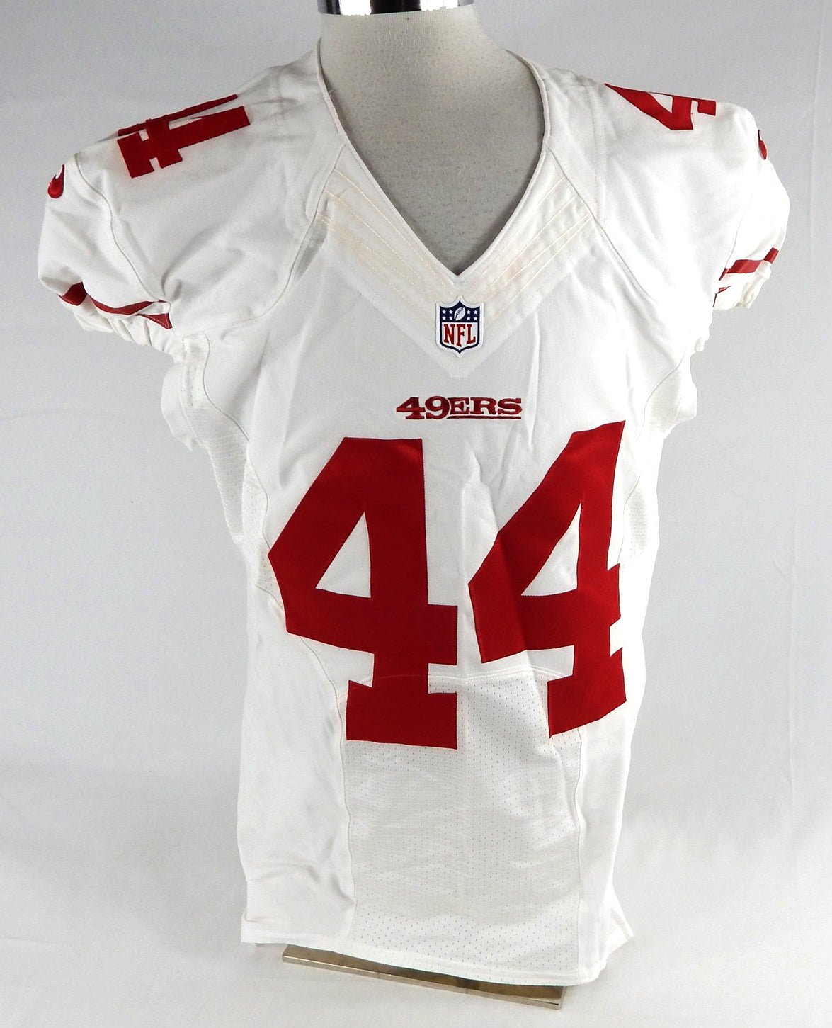 2015 San Francisco 49ers Jarryd Hayne #44 Game Issued White Jersey NP Rem 44 176