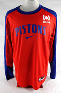 2024-25 Detroit Pistons Wendell Moore Jr #14 Game Used Red Shooting Shirt L 361