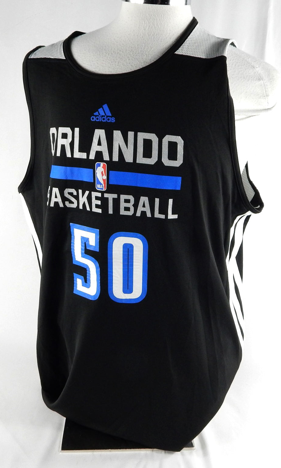 2013-14 Orlando Magic #50 Game Used Black Practice Jersey 4XL 383