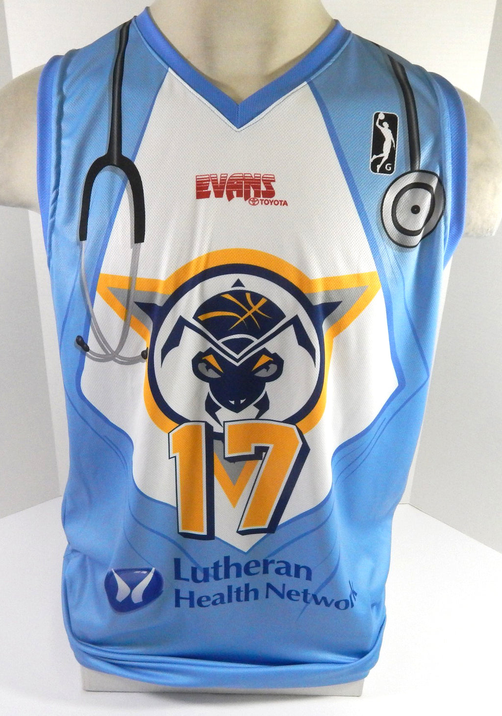 2021-22 Fort Wayne Mad Ants #17 Game Issued Blue Jersey Doctor Night G-League 2