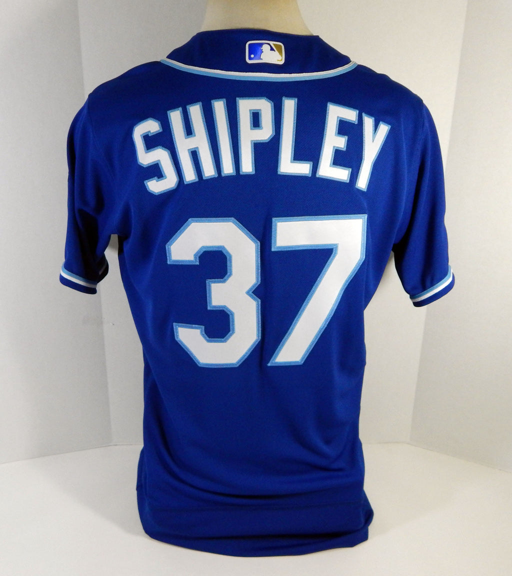 2020 Kansas City Royals Braden Shipley #37 Game Issued Blue Jersey DG P ST 44 24