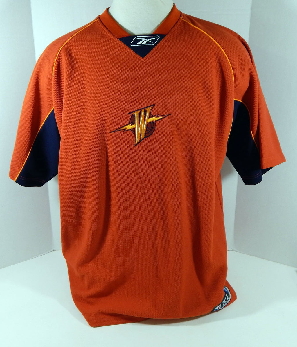 2005-06 Golden State Warriors # Game Issued Orange Shooting Shirt XL DP08780