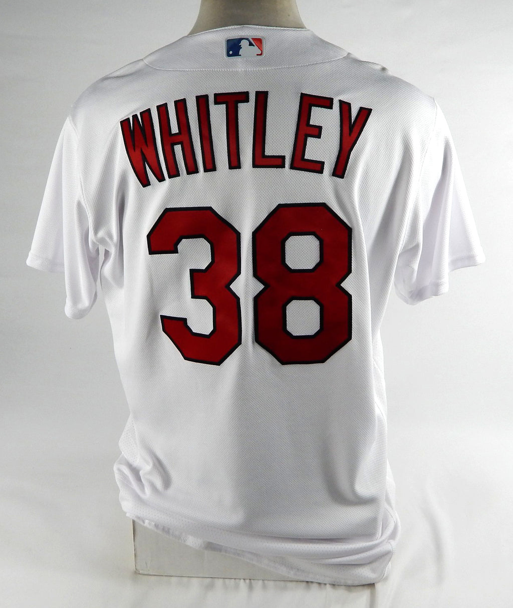 2022 St. Louis Cardinals Kodi Whitley #38 Game Issued White Jersey Cardenales 1