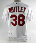 2022 St. Louis Cardinals Kodi Whitley #38 Game Issued White Jersey Cardenales 1