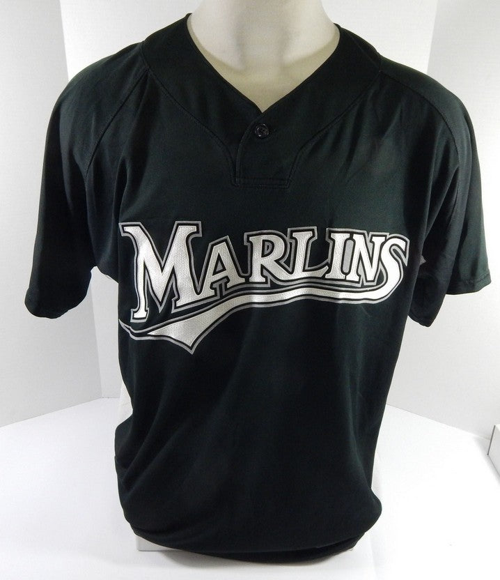 Florida Marlins Jeremy Hermida #27 Game Used Black Jersey BP ST XL DP53585 Pic2
