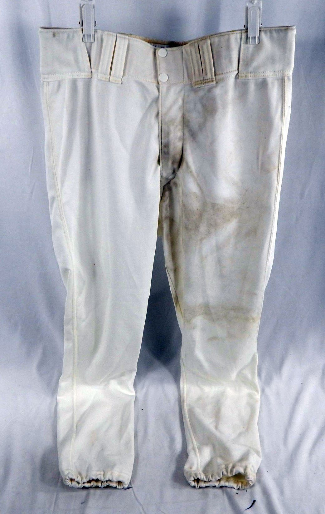 1998 Pittsburgh Pirates Lein Game Used White Pants Size 29  980