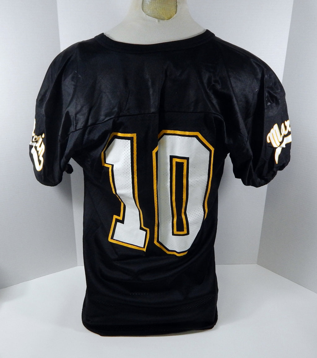 Marin Football #10 Game Used Black Jersey XL DP50410 Pic2