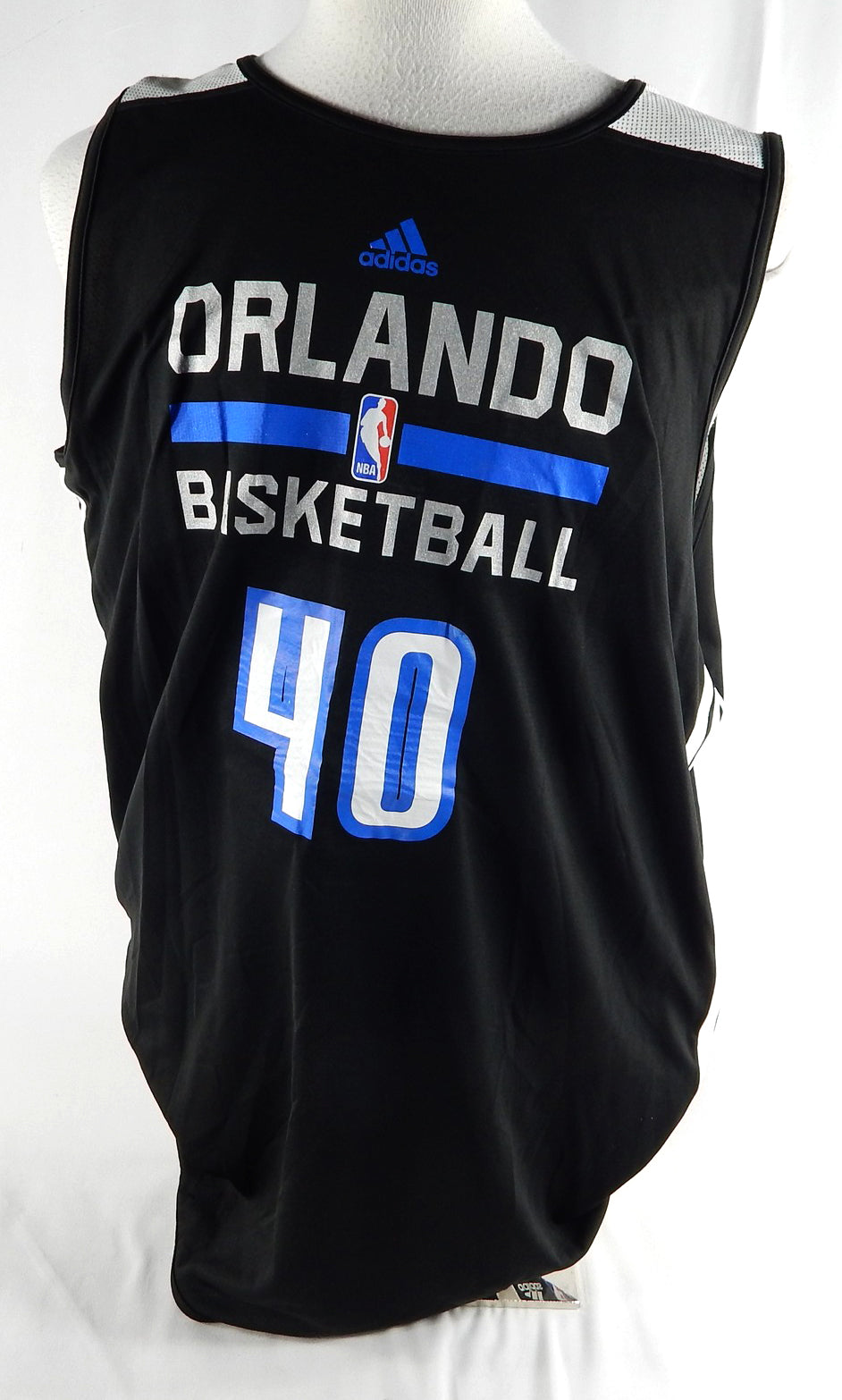 2013-14 Orlando Magic #40 Game Used Black Practice Jersey 4XL DP89385