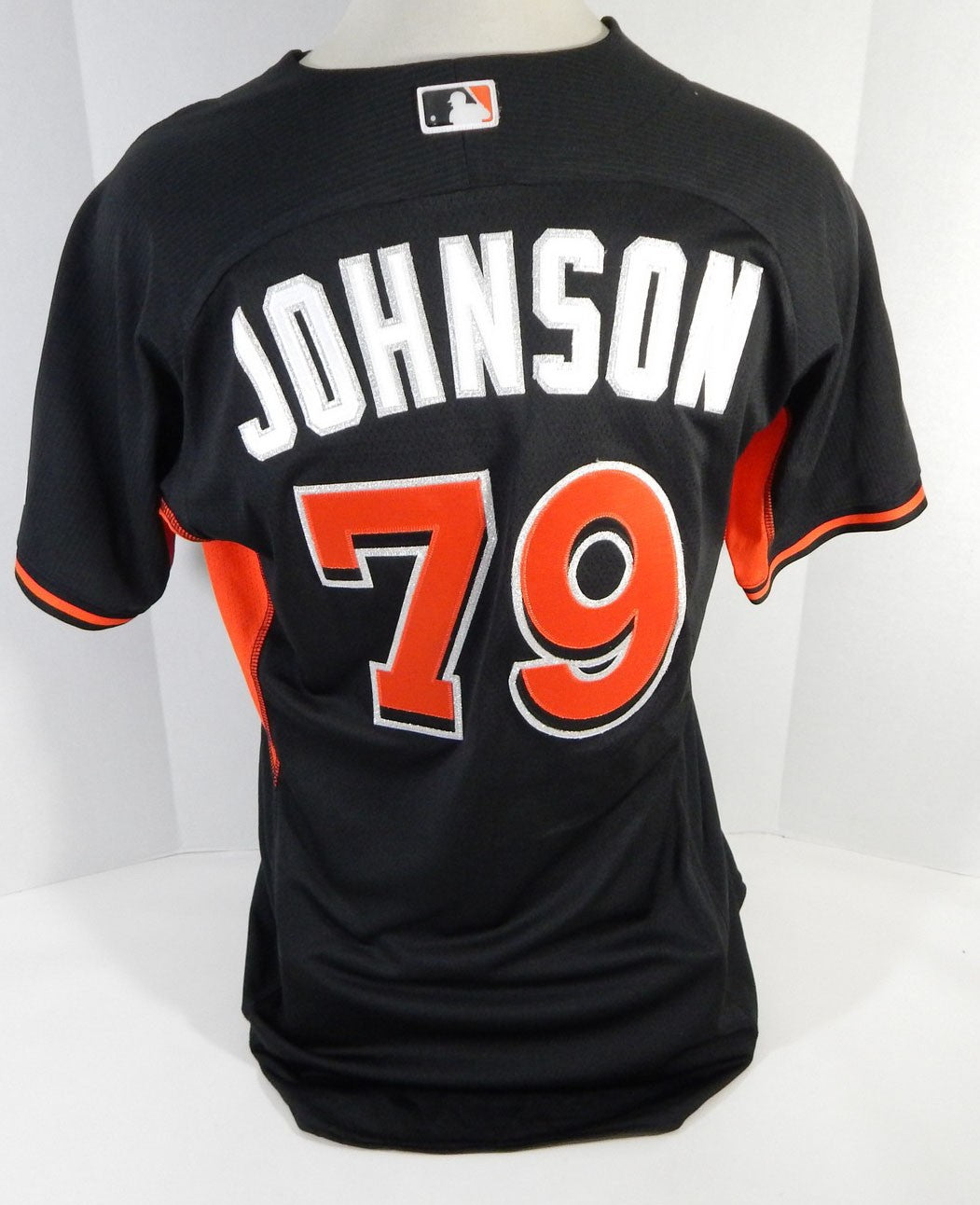 Miami Marlins Johnson #79 Game Used Black Jersey DP13688