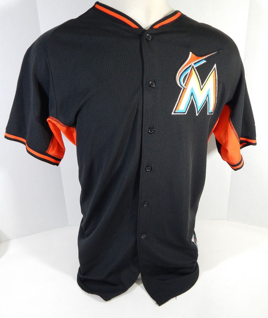 Miami Marlins Johnson #79 Game Used Black Jersey DP13688 Pic2