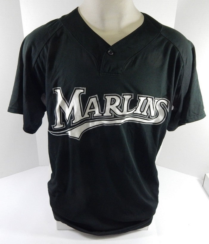 Florida Marlins Jeremy Hermida #27 Game Used Black Jersey BP ST XL DP53587 Pic2