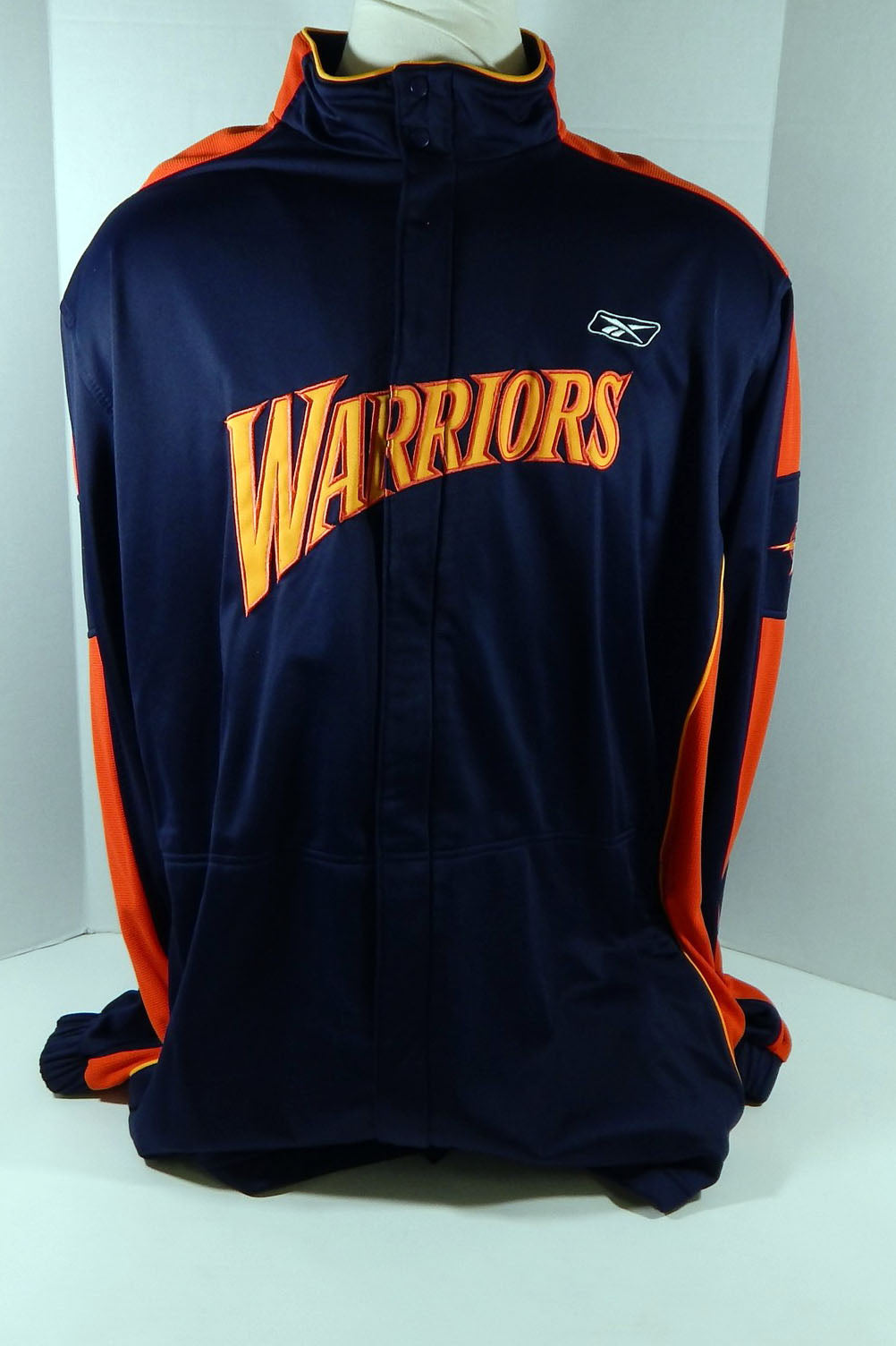 2001-02 Golden State Warriors Cedric Henderson #45 Game Used Navy Game Jacket 84