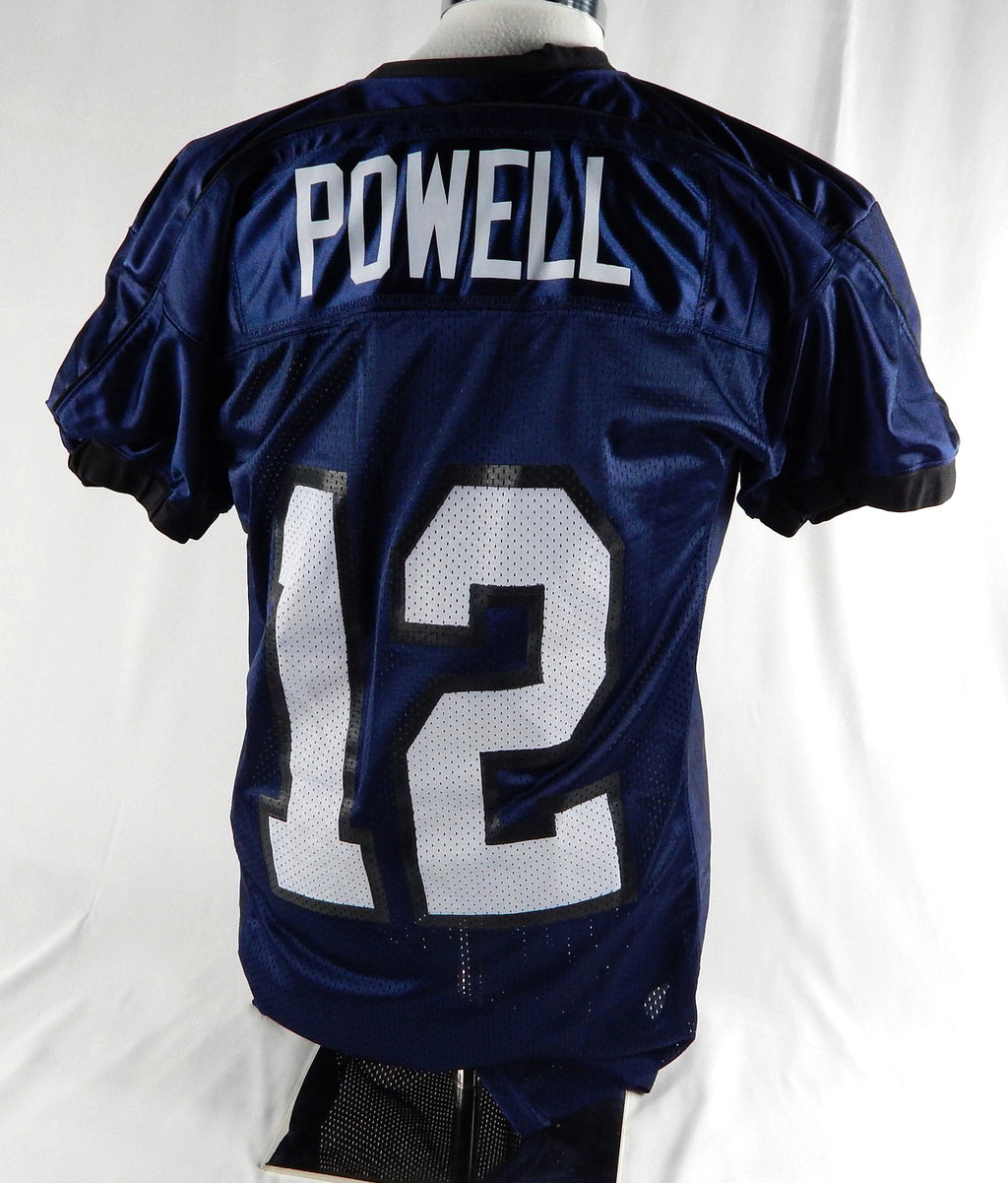 2009 Acadiana Mudbugs Powell #12 Game Used Navy Jersey Arena Football SIFL L 183 Pic2