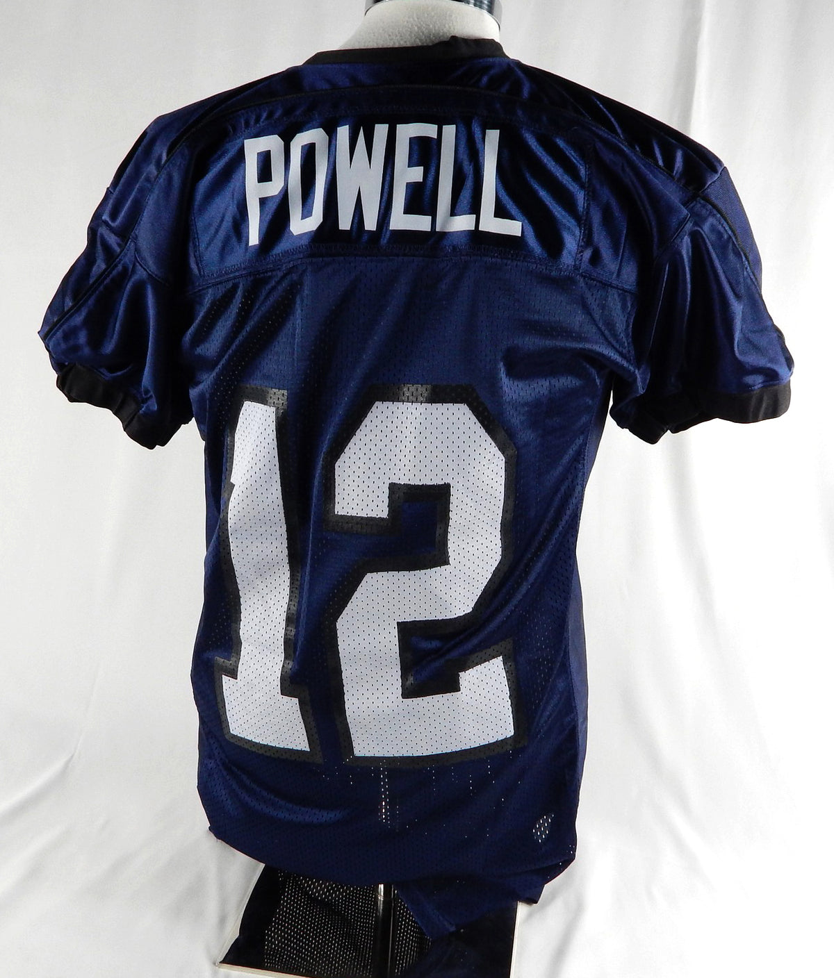 2009 Acadiana Mudbugs Powell #12 Game Used Navy Jersey Arena Football SIFL L 183 Pic2