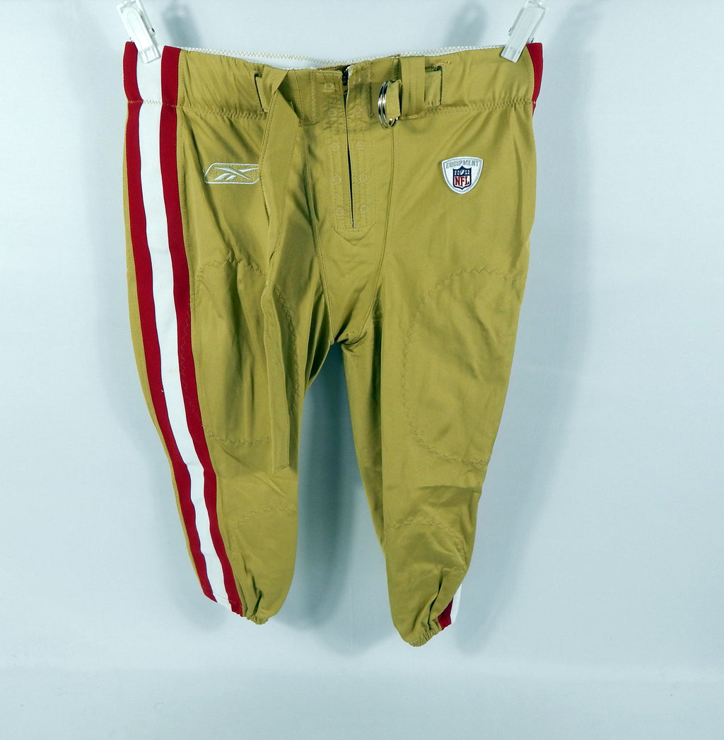 2011 San Francisco 49ers Game Issued Gold Pants 42 DP78850