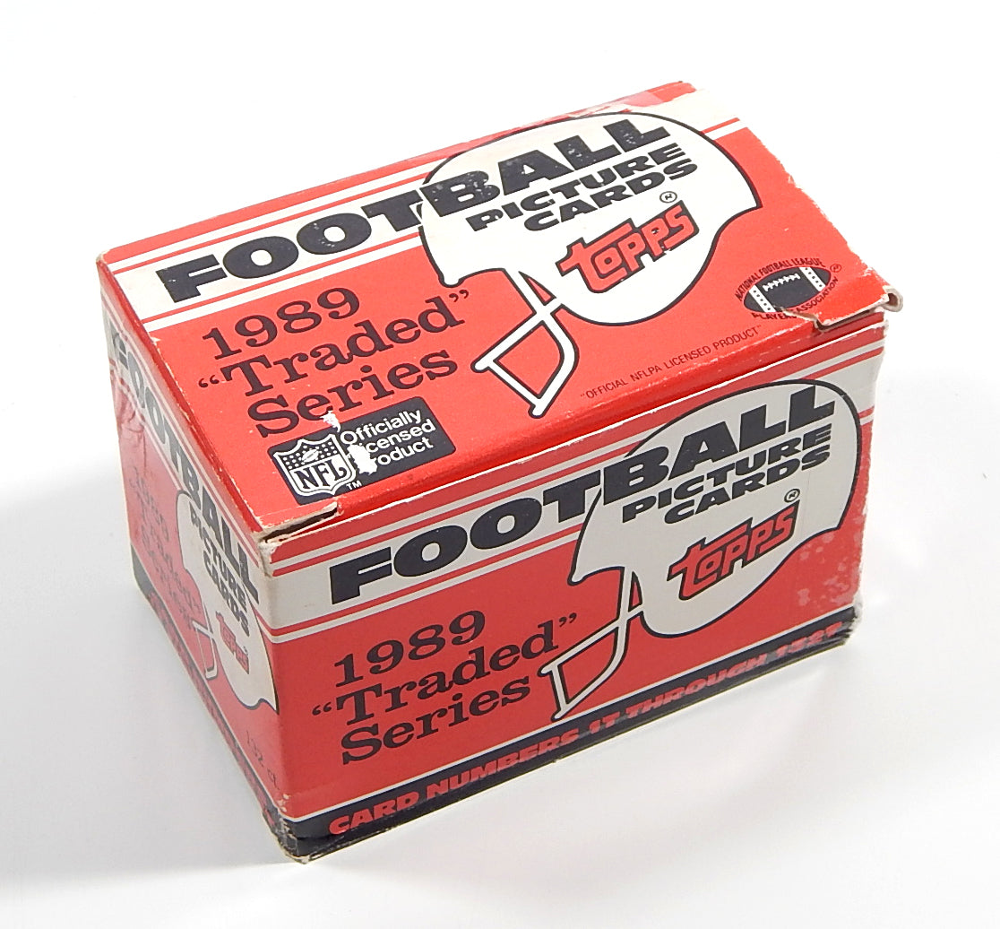 1989 Topps Traded Football Open Factory Set (132) Barry Sanders RC