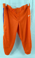 2021 Boise State Broncos #30 Game Used Orange Pants Softball M 431