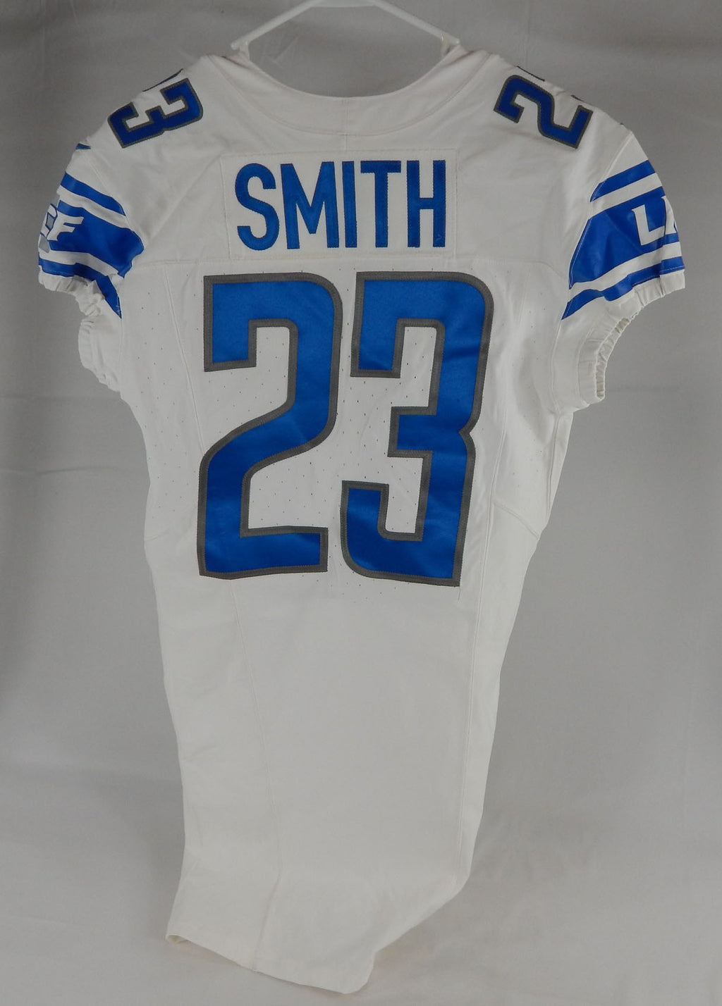2023 Detroit Lions Saivion Smith #23 Game Issued White Jersey 90th Patch 40 966 Pic2