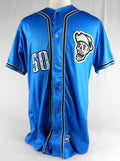 2024 Las Vegas Aviators Kade Morris #50 Game Used Blue Jersey Copa Diversion 5