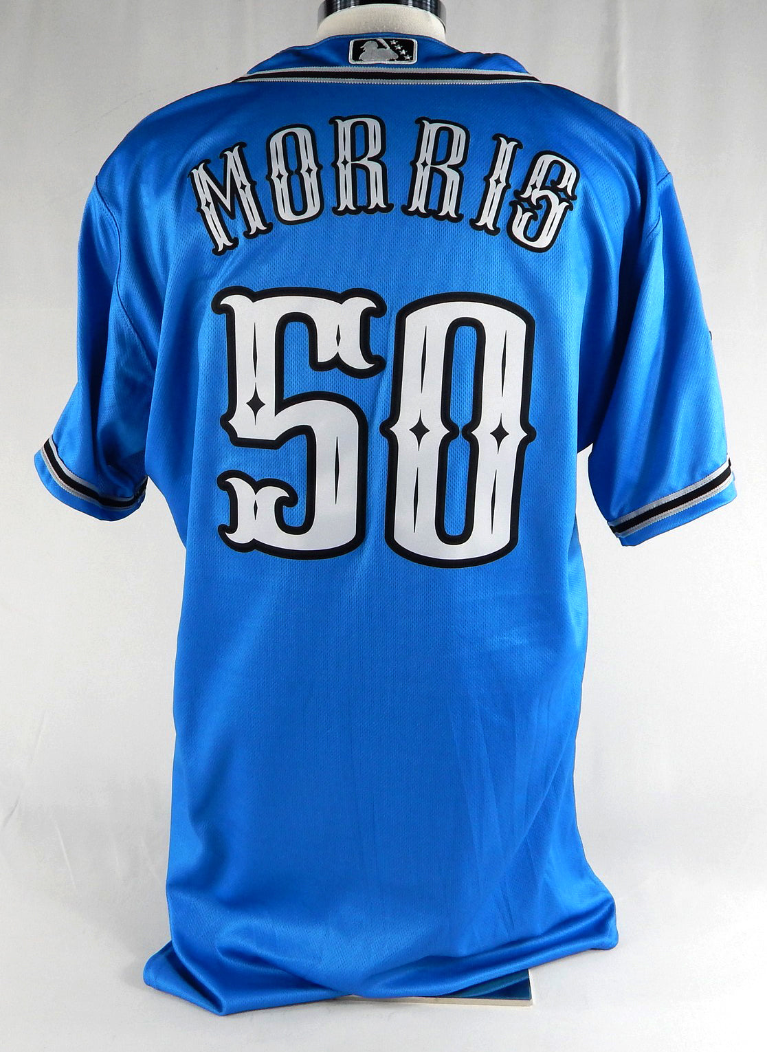 2024 Las Vegas Aviators Kade Morris #50 Game Used Blue Jersey Copa Diversion 5 Pic2