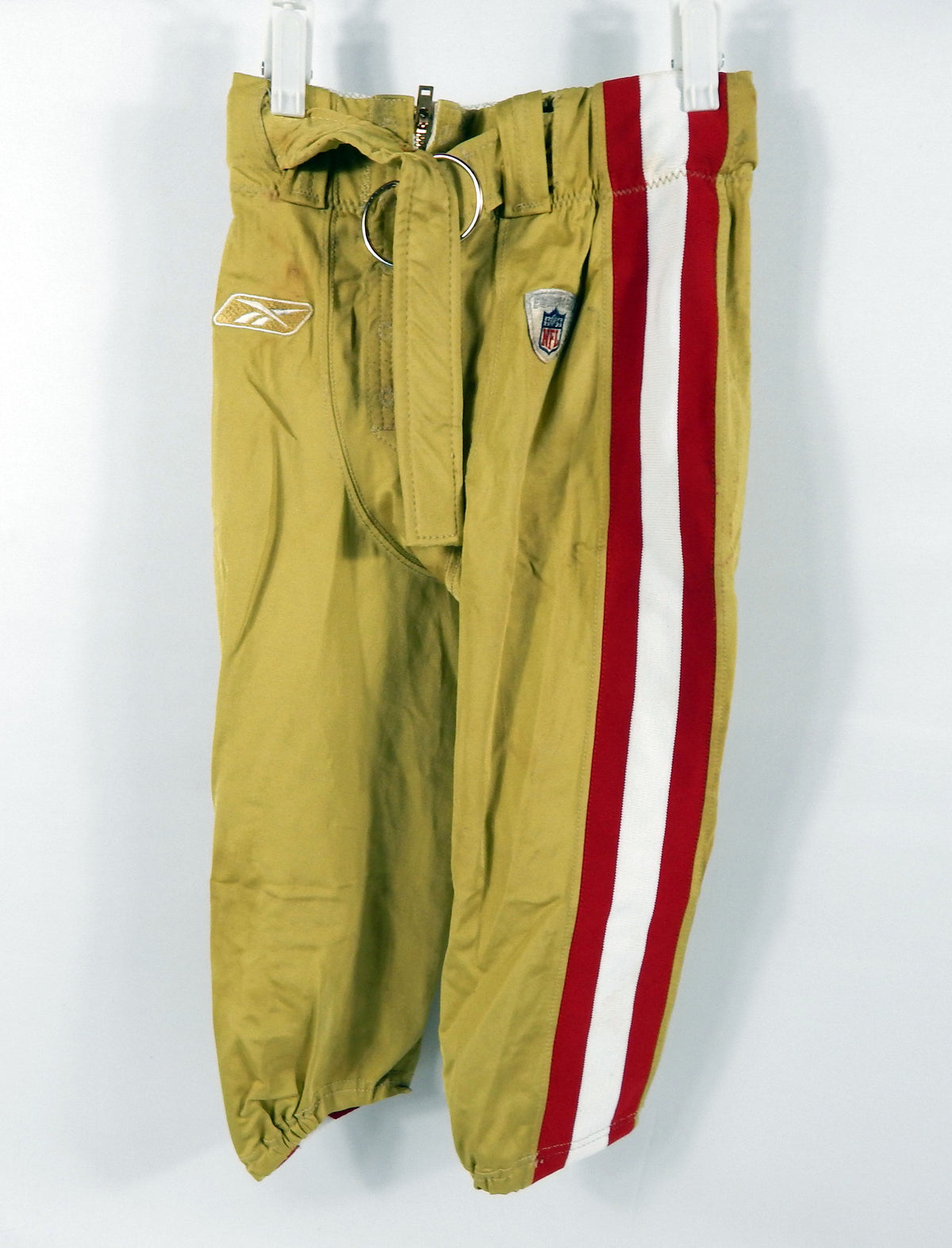2009 San Francisco 49ers Game Issued Gold Pants 28 853