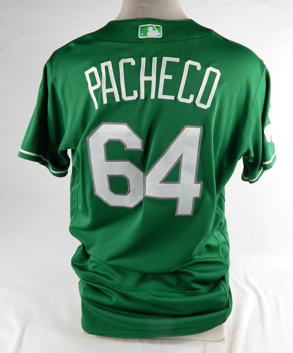 2022 St. Louis Cardinals Freddy Pacheco #64 Game Issued Green Jersey St Patrick9